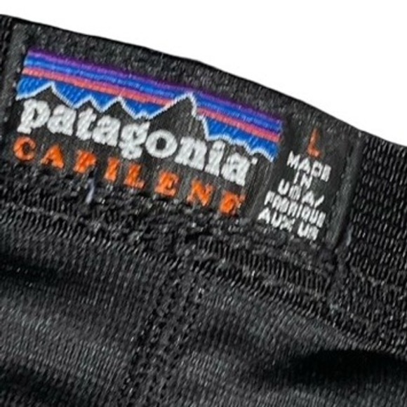 Patagonia Capilene Thermal Underwear Bottoms Black Size L  Base Layer Leggings - Picture 2 of 11